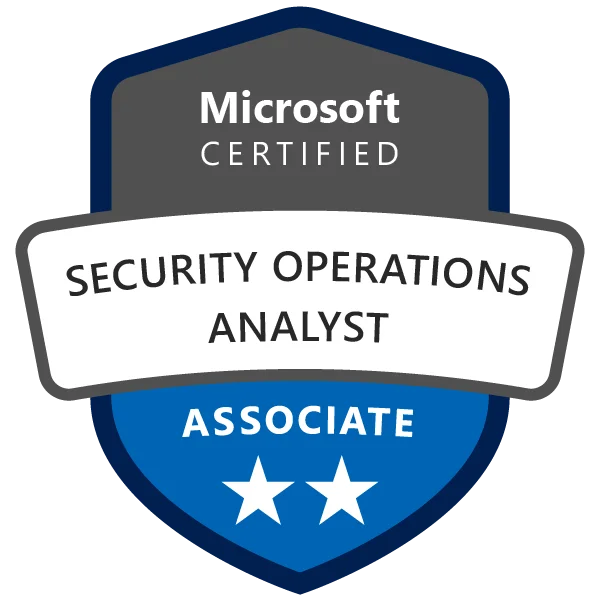Microsoft Security Operations Analyst Associate badge